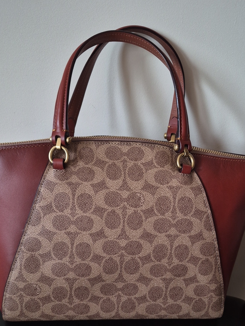 Coach Prairie Satchel In Signature Canvas - Picture 2 of 7